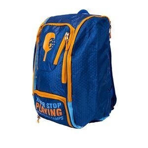 Never Stop Playing Pickleball Backpack